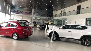 Không gian trưng bày của Hyundai Cầu Diễn