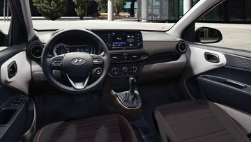 Nội thất của Hyundai Grand i10 - mẫu xe 4 chỗ, 5 chỗ hạng A phổ biến