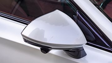 Gương chiếu hậu MG7 2024 cũng sở hữu thiết kế cá tính riêng biệt