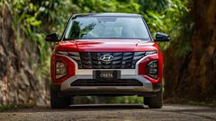Hyundai Creta 2023 có phần đầu xe trông vuông vức, trẻ trung, thể thao và năng động