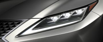Cụm đèn pha sắc nét của Lexus RX350L 2024