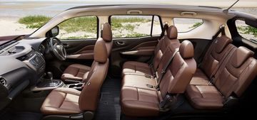 Không gian bên trong của Nissan Terra