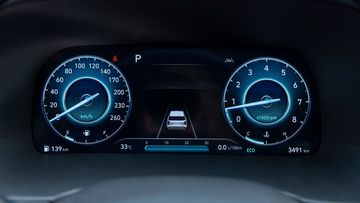 Đồng hồ lái kỹ thuật số trên Hyundai Palisade 2024 cho khả năng tùy biến giao diện rất cao