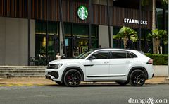 Thân xe Volkswagen Teramont X sử dụng các đường gân dập nổi quen thuộc theo phong cách châu Âu