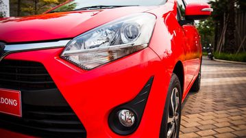 Kiểu dáng lạ mắt của đèn sương mù trên Toyota Wigo