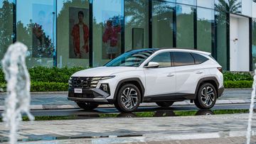 Thân xe Hyundai Tucson 2025 cũng không điều chỉnh quá nhiều so với trước