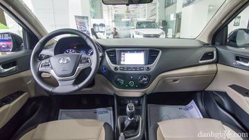 Nội thất hiện đại của Hyundai Accent 2018