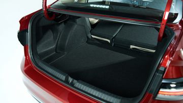 Khoang hành lý Volkswagen Virtus 2023 cũng có dung tích lên đến 521 lít