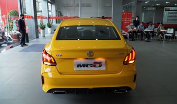 Đuôi xe MG5 2023 có thiết kế khá bầu bĩnh và thu hút