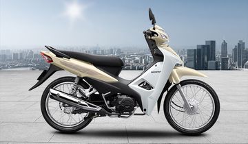 Honda Wave Alpha 2024 17 inch được trang bị vành nan inox khó cong vênh