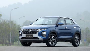 Creta 2024 sở hữu diện mạo hiện đại và có nhiều điểm tương tự Hyundai Tucson đời mới