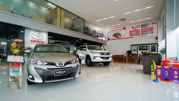 Không gian trưng bày của Toyota Đông Sài Gòn