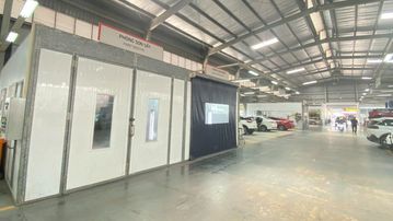 Một góc nhìn khác của khu vực sửa chữa KIA Thái Nguyên