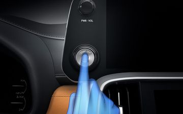 Mô phỏng nút khởi động xác thực vân tay của Lexus LX600 F Sport 2023