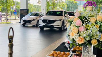 Khu vực trưng bày trong chương trình lái thử xe