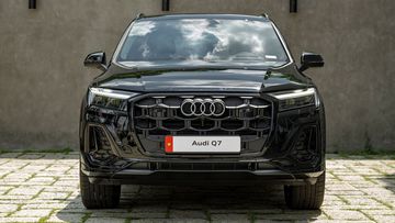 Audi Q7 2025 vẫn sử dụng thiết kế lưới tản nhiệt khung đơn Audi Singleframe đặc trưng