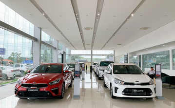 KIA Phố Nối sở hữu khu vực trưng bày thoáng đãng