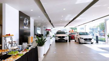 Chương trình lái thử chào đón khách hàng tại showroom