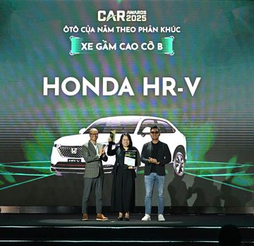 HR-V nhận giải &ldquo;&Ocirc;t&ocirc; của năm&rdquo; hạng mục xe gầm cao cỡ B