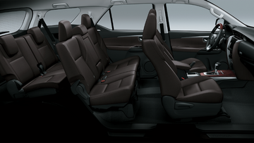 Không gian ghế ngồi rộng rãi, phóng khoáng.