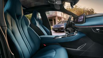 Nội thất MG7 2024 cũng được trang trí đơn giản nhưng đi kèm các vật liệu cao cấp