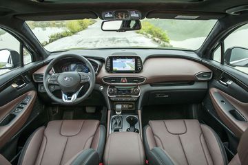 Tổng quan khoang lái Hyundai Santa Fe 2021
