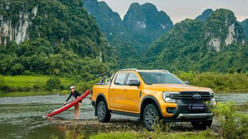 Với các địa hình off-road, Ford Ranger 2024 vẫn xử lý nhẹ nhàng
