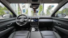 Khoang lái của Tucson 2023 được thiết kế với sự tập trung vào khả năng tiện dụng và thoải mái