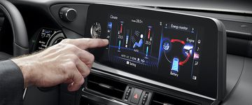 Màn hình giải trí trung tâm 12.3 inch trên Lexus ES 300h 2024