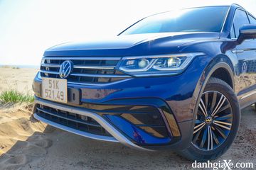 Đầu xe Volkswagen Tiguan 2023 hầm hố và táo bạo hơn trước đây