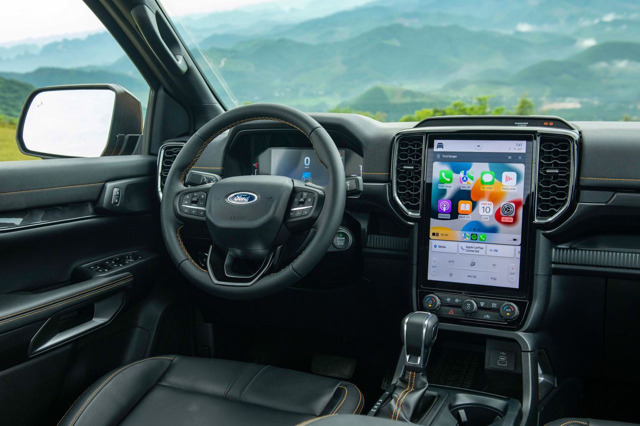 Đánh giá, hình ảnh chi tiết nội thất Ford Ranger 2024