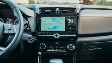 Hyundai Creta 2024 được trang bị tiêu chuẩn màn hình trung tâm cảm ứng kích thước 10.25 inch