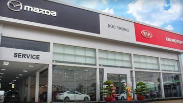 Mazda Đức Trọng có thiết kế sang trọng