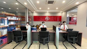 Khu vực chăm sóc khách hàng của MG Đông Sài Gòn