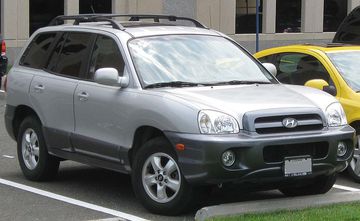 Hyundai SantaFe phiên bản facelift năm 2004