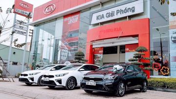 Hình ảnh mặt tiền KIA Giải Phóng