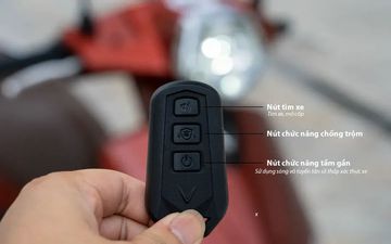 Smart key Vento S cho phép khởi động/tắt máy xe ở khoảng cách từ 1,5 - 3m nếu tích hợp Bluetooth và 4G