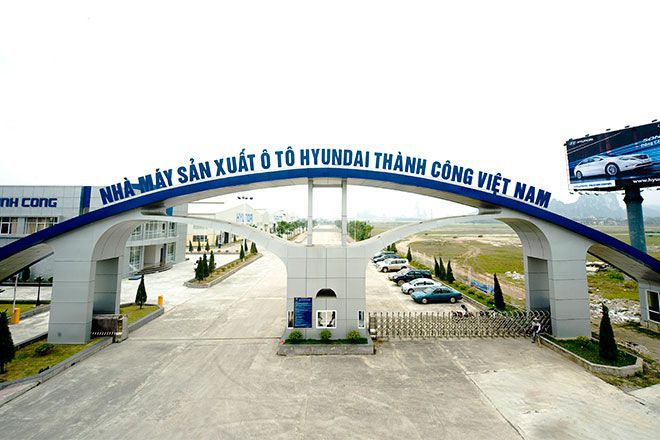 Nhà máy lắp ráp ô tô Hyundai Việt Nam tại Ninh Bình