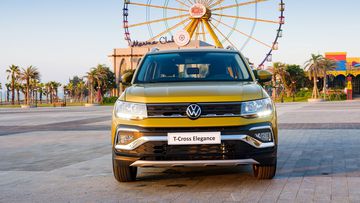 Volkswagen T-Cross 2023 có thiết kế đầu xe dễ dàng nhận diện từ xa
