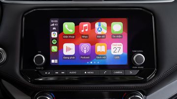 Nissan Navara 2024 được nâng cấp màn hình mới với độ phân giải cao hơn, hiển thị sắc nét hơn