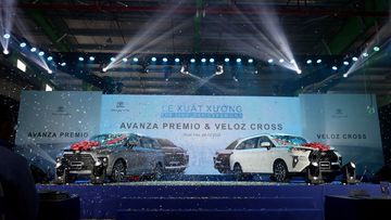 Hai mẫu xe Veloz Cross và Avanza Premio được đưa vào lắp ráp trong nước