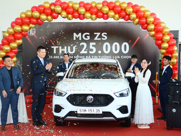 
25.000 xe ZS đ&atilde; nhận được sự y&ecirc;u mến của kh&aacute;ch h&agrave;ng Việt Nam.
