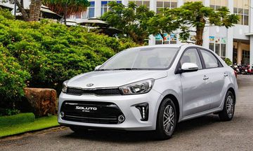 KIA Soluto 2022 có thiết kế ngoại thất cá tính, đẹp mắt và không gian nội thất thoáng đãng
