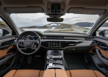 Không gian nội thất của Audi A8 2024 thời thượng và đẳng cấp với các công nghệ tối tân