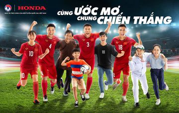 Honda tài trợ cho các Đội tuyển Bóng đá Quốc gia Việt Nam 