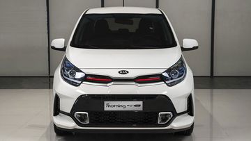 KIA Morning có ngoại thất sắc nét và cứng cáp