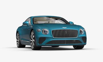 
Lưới tản nhiệt mạ chrome sáng bóng cùng logo Bentley nổi bật.
